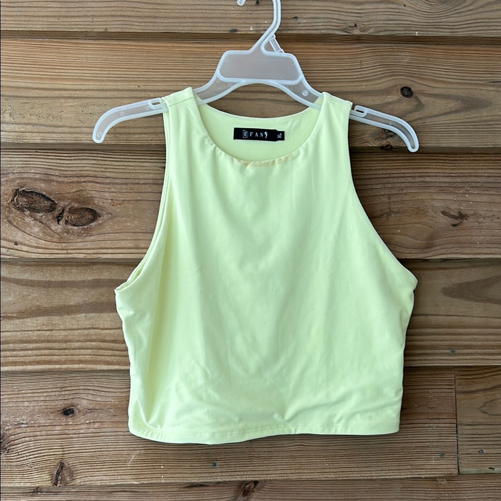 Yellow Women's Crop Top